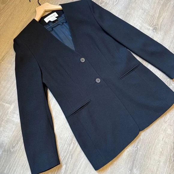 Jones New York Women's Black Blazer-Size 8/NWT - Picture 3 of 14